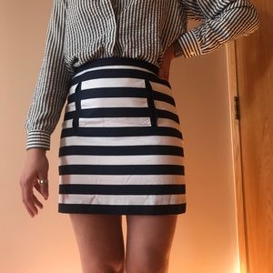 Striped Mini Draper James Skirt